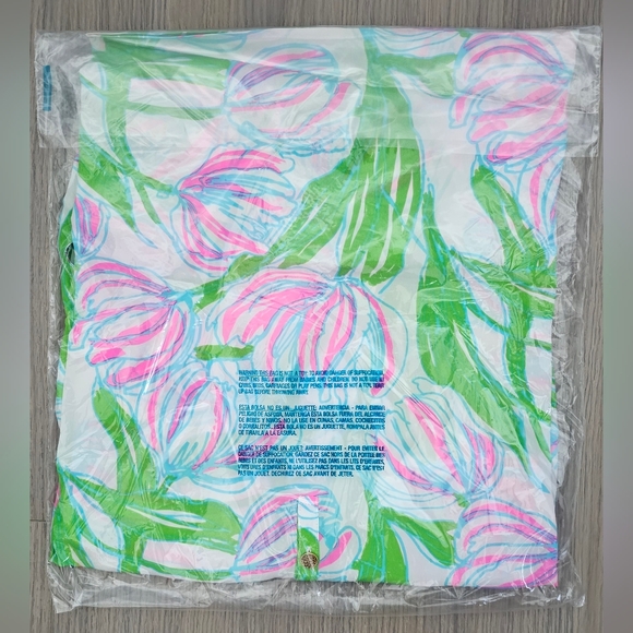 Lilly Pulitzer Houston Silk XL Tank Blouse in Ring the Bellboy NWT - Picture 4 of 4